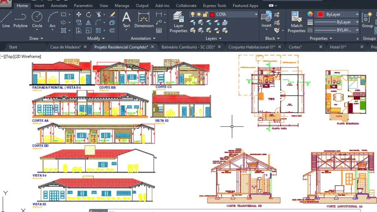 Ejemplo de archivo editable en AutoCAD (.DWG)